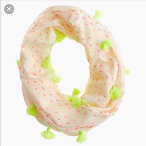 J. Crew confetti tassel infinity scarf